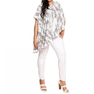 NEW SHAWL DAWLS short convertible shawl in white camo